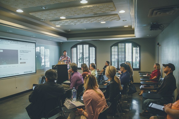Classroom training at learning centre